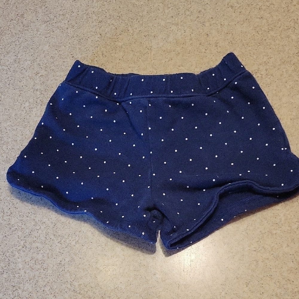 Carter's Navy Blue Toddler Shorts with Polka Dot Pattern Size 2T
